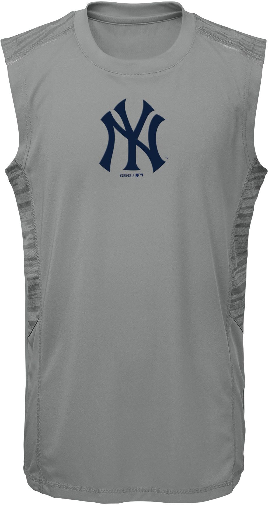 Majestic Filatures Débardeur New York Yankees Baseball Bleu XS Int